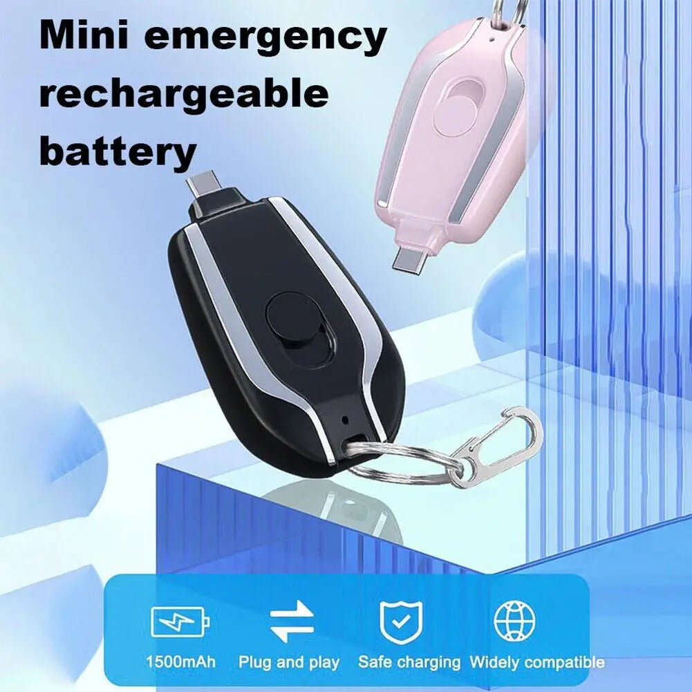 Mini Keychain Smartphone Portable Power Bank